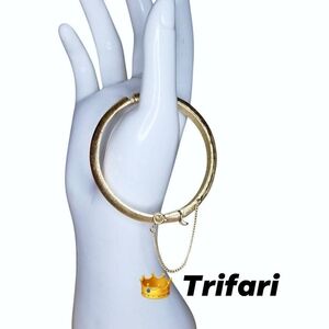 Vintage Crown Trifari Gold Bracelet